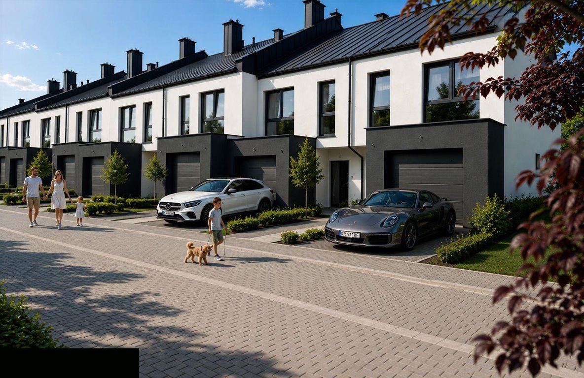 Sprzedam nowoczesny dom 143 m² z ogrodem w Julianowie: Julianów: Lidii Wysockiej