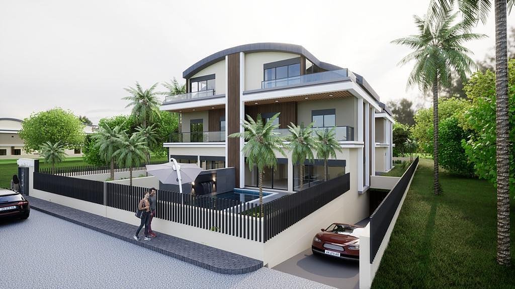 Luksowawa willa z basenem i Smart Home w Konyaaltı Turcja, Antalya, Molla Yusuf, Konyaaltı, Antalya  400m2 Foto 1