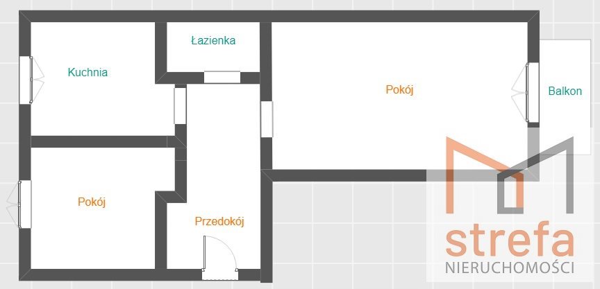 Mieszkanie dwupokojowe na sprzedaż Lublin, Śródmieście  47m2 Foto 13