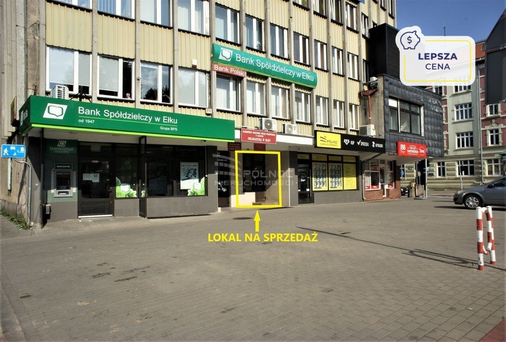 Lokal użytkowy na sprzedaż Ełk, Adama Mickiewicza 15  51m2 Foto 1