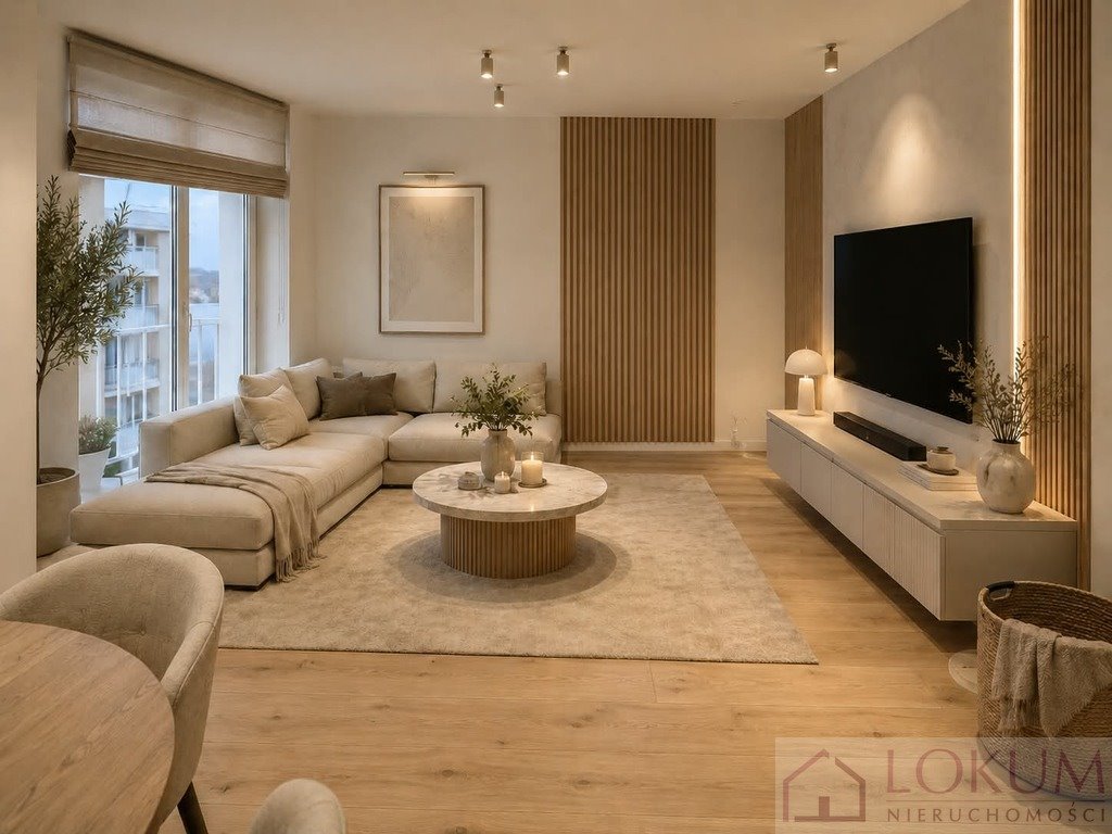 Nowoczesne dwupoziomowe mieszkanie z antresolą (64,63 m²) w Lublinie Lublin, Sławin, Kwitnąca  65m2 Foto 1