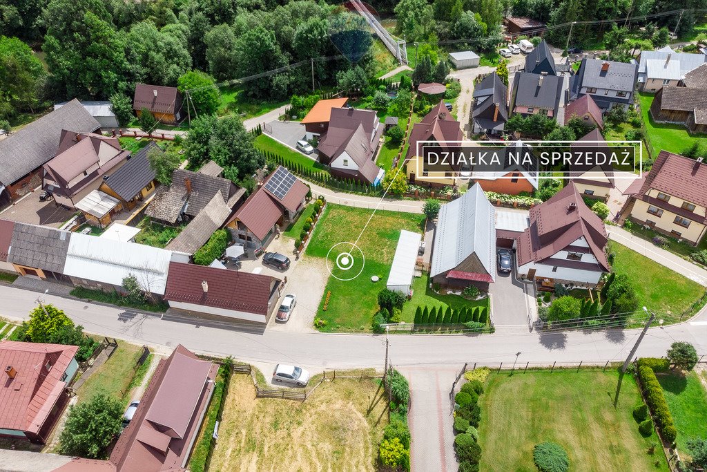 Działka budowlana na sprzedaż Szaflary, Władysława Orkana  380m2 Foto 3