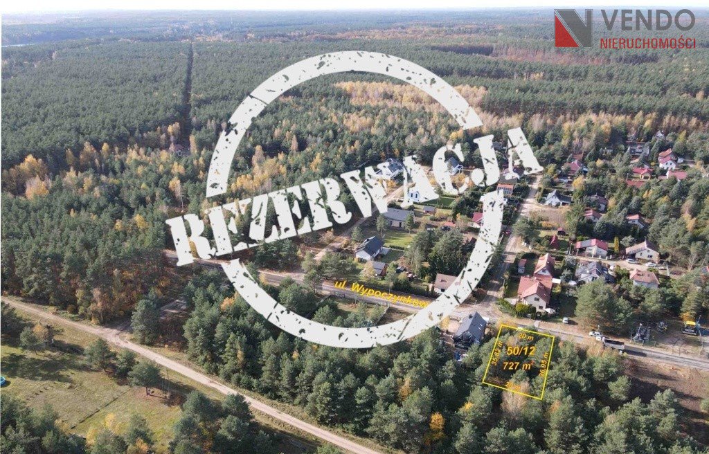 Działka 727 m² w Stęszewku blisko jeziora i lasu Stęszewko, Wypoczynkowa  727m2 Foto 1