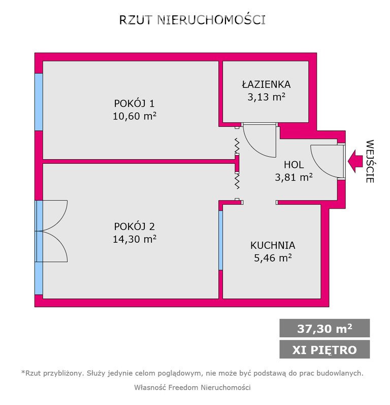 Mieszkanie dwupokojowe na wynajem Katowice, Śródmieście, Uniwersytecka  37m2 Foto 4