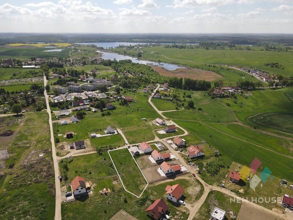 Działka z pozwoleniem na dom w spokojnej wsi Sząbruk Sząbruk  1 709m2 Foto 1
