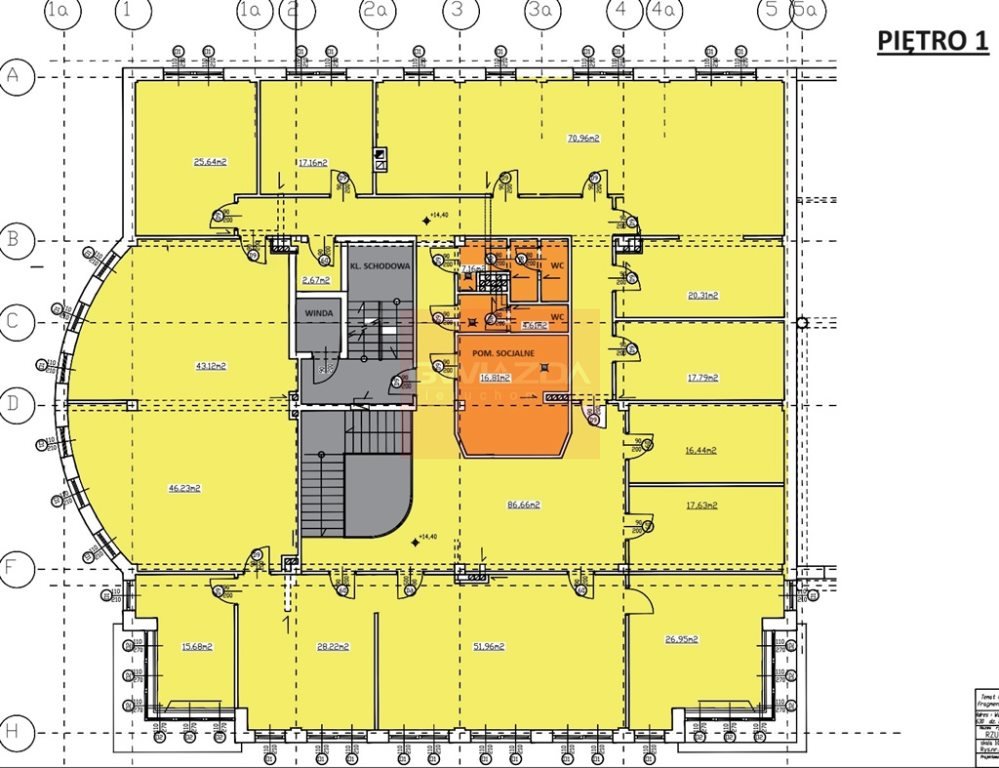 Zapraszam do wynajmu nowoczesnej powierzchni biurowej 516 m² w Warszawie Warszawa, Praga-Południe  516m2 Foto 1