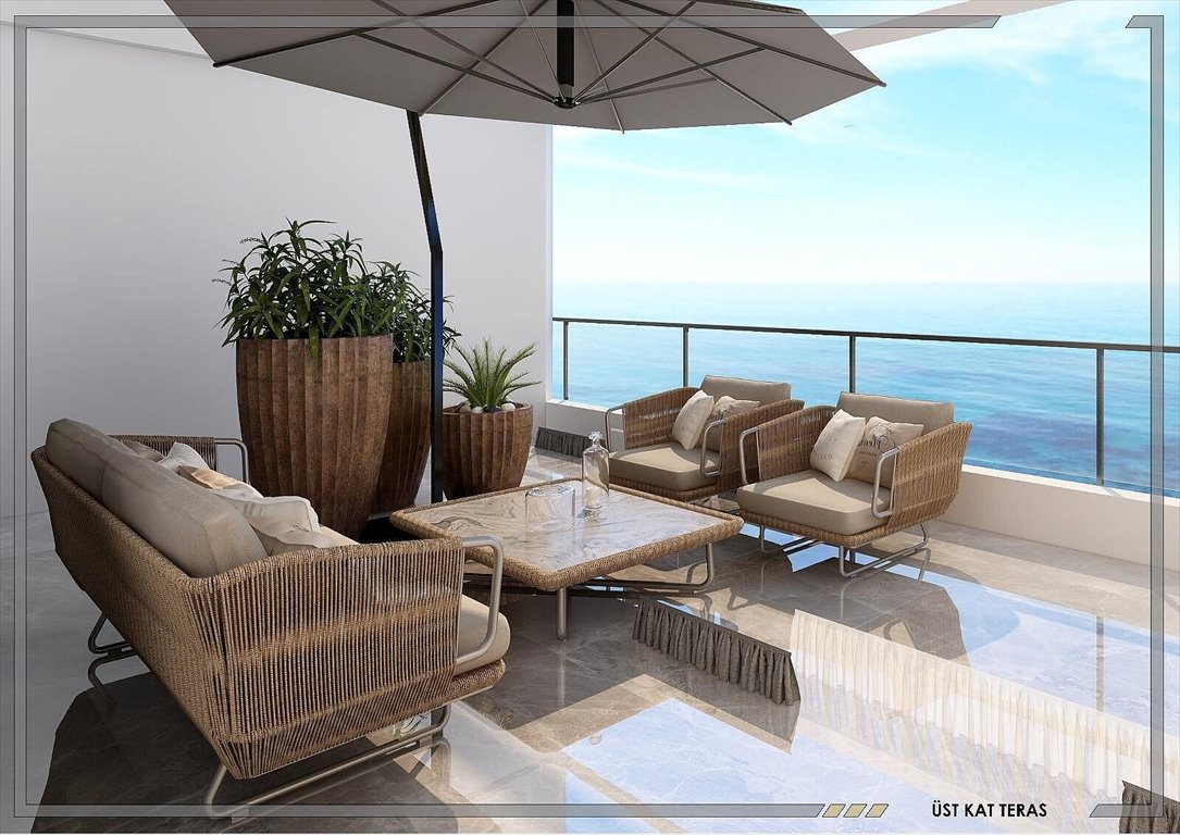 Dwupoziomowy apartament z widokiem na morze w Karşıyaka Turcja, Aksoy, Aksoy, Karşıyaka, Izmir  230m2 Foto 1