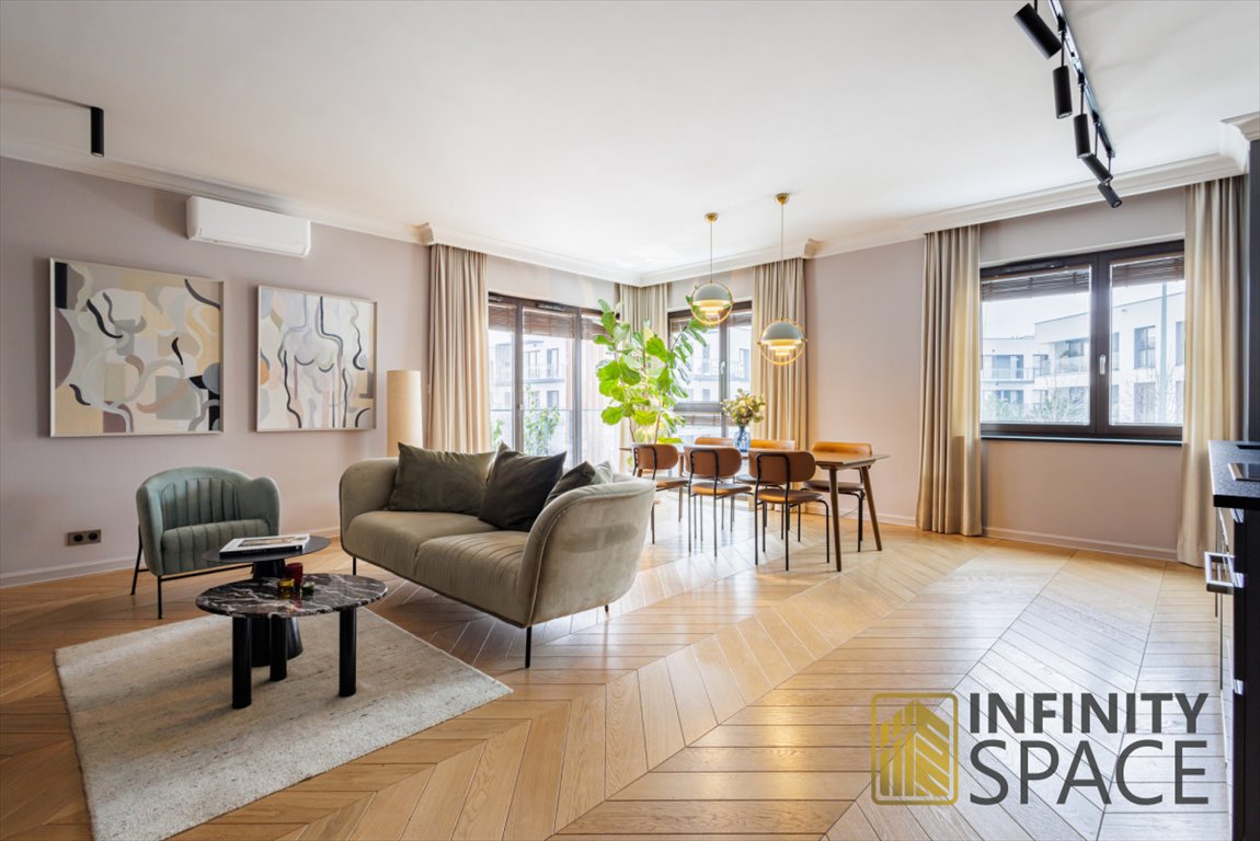 Ekskluzywny 3-pokojowy apartament 77 m² z klimatyzacją i garażem Warszawa, Mokotów Stegny, Ukryty Raj  77m2 Foto 1