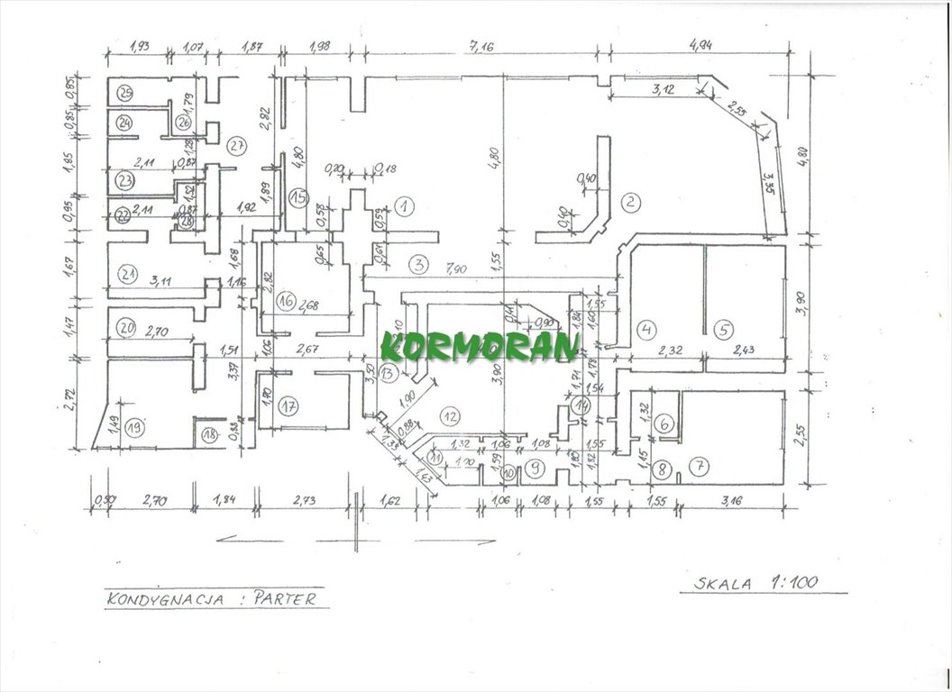 Lokal usługowy 207 m2 w centrum Opola z możliwością gastronomii Opole, Centrum  207m2 Foto 1