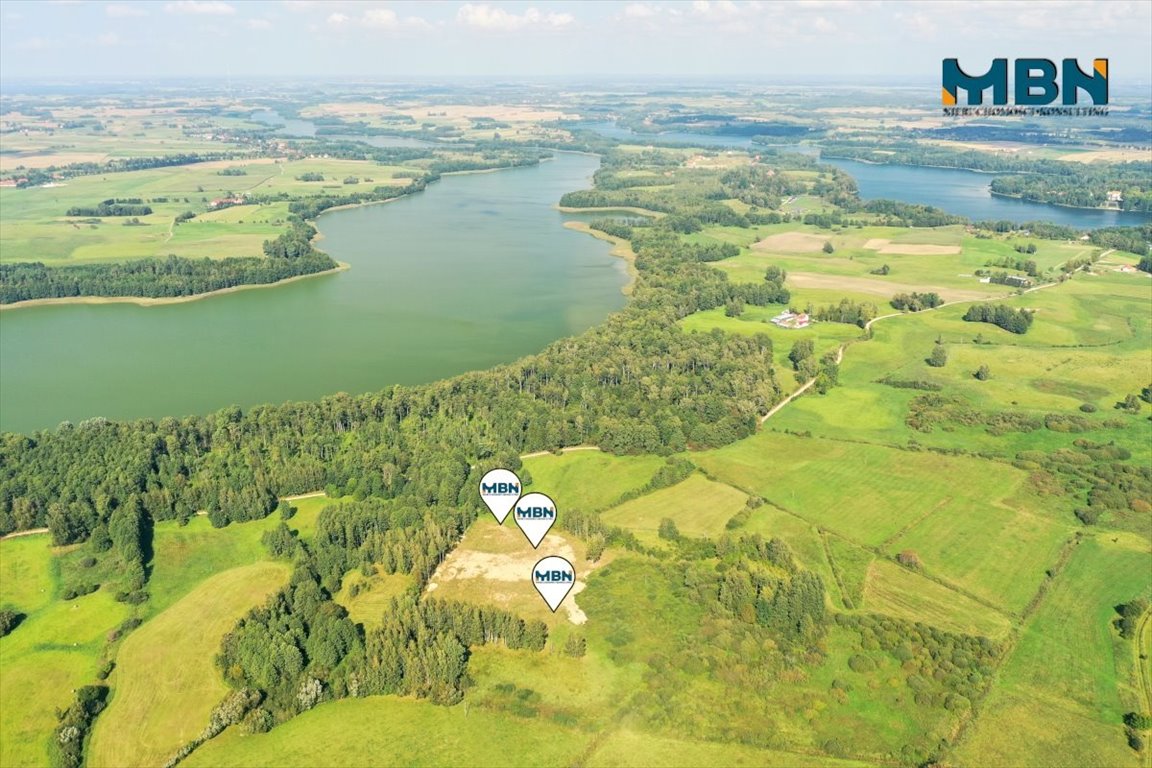 Działki nad jeziorem Buwełno w Ublik 3 327 m2, cicha okolica. Orzysz, Ublik  3 327m2 Foto 1