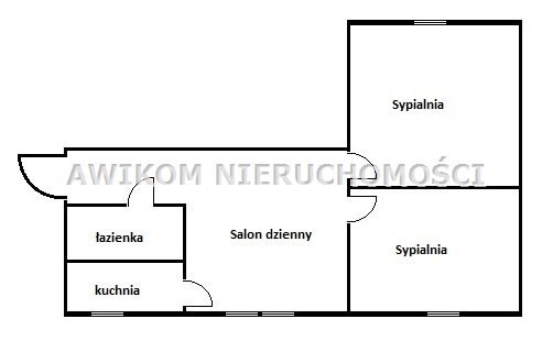 Mieszkanie trzypokojowe na sprzedaż Skierniewice  52m2 Foto 1