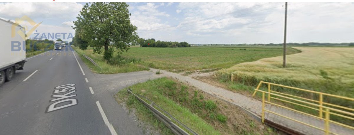 Działka 8 313 m² przy DK50 (Młodzieszyn) z możliwością powiększenia Młodzieszyn  8 313m2 Foto 1