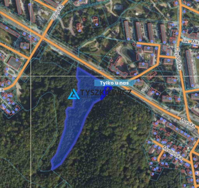 Działka inwestycyjna 20 334 m2 przy Morskiej w Gdyni Gdynia, Chylonia, Morska  20 334m2 Foto 1