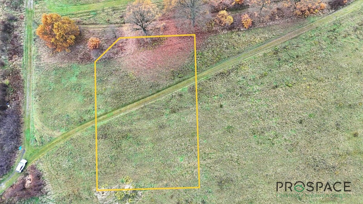 Działka budowlana 17 arów z możliwością podziału, cisza Leśniów Wielki  1 686m2 Foto 1