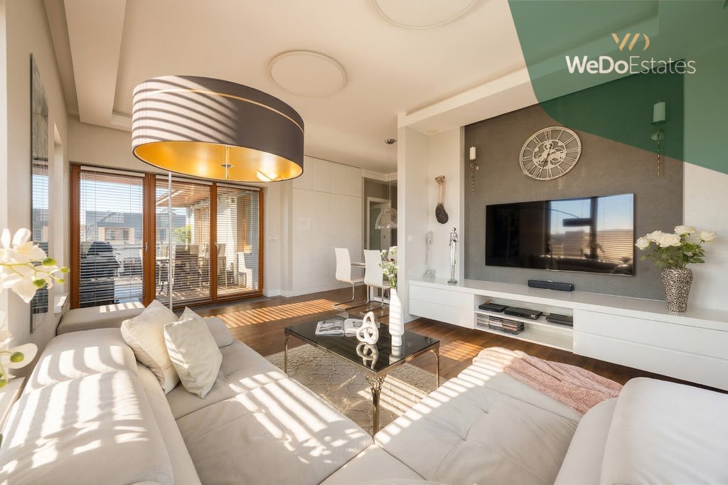 Wilanów - 146 m² apartament z tarasem i widokiem na park Warszawa, Wilanów, Prymasa Augusta Hlonda  146m2 Foto 1
