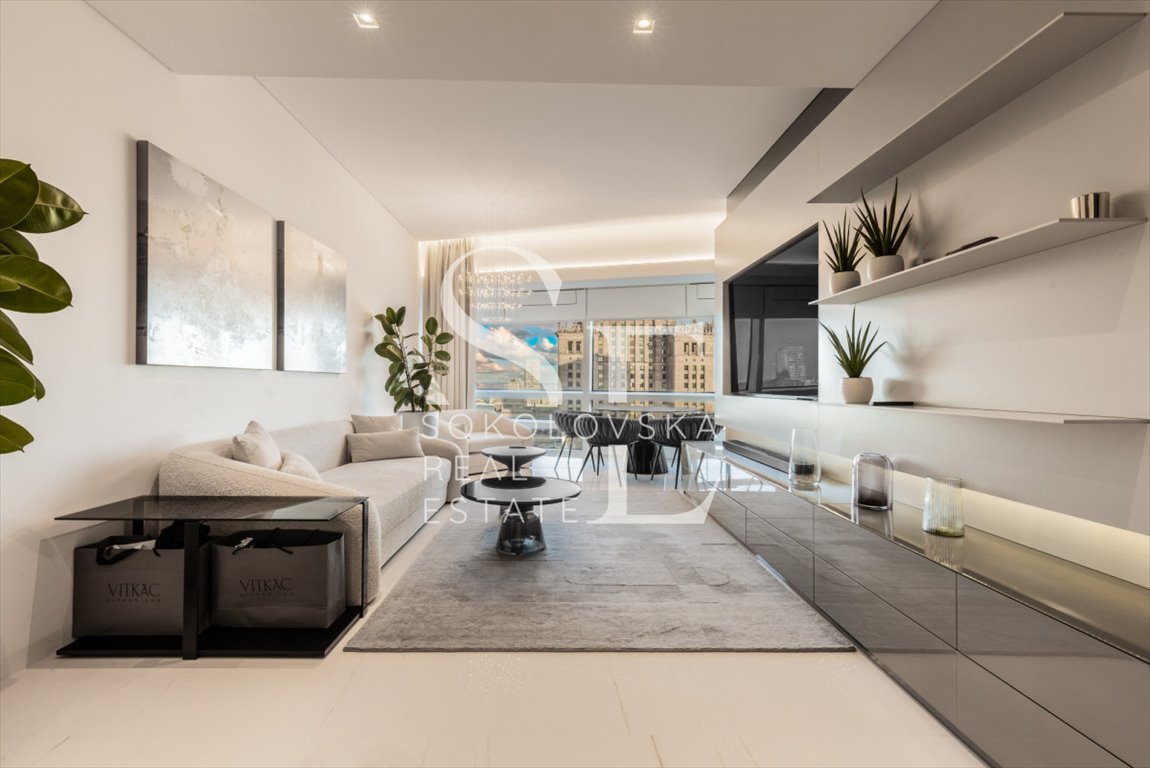 Zapraszam do wynajmu 90 m² apartamentu z panoramicznym widokiem na Warszawę Warszawa, Śródmieście, Złota  90m2 Foto 1