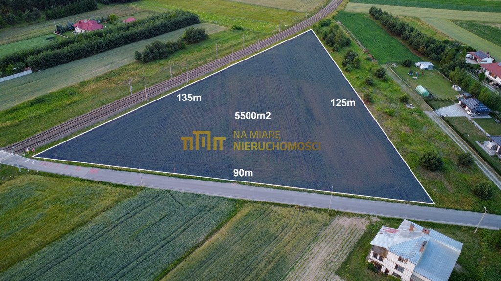 Działka budowlana na sprzedaż Wierzawice  5 500m2 Foto 8