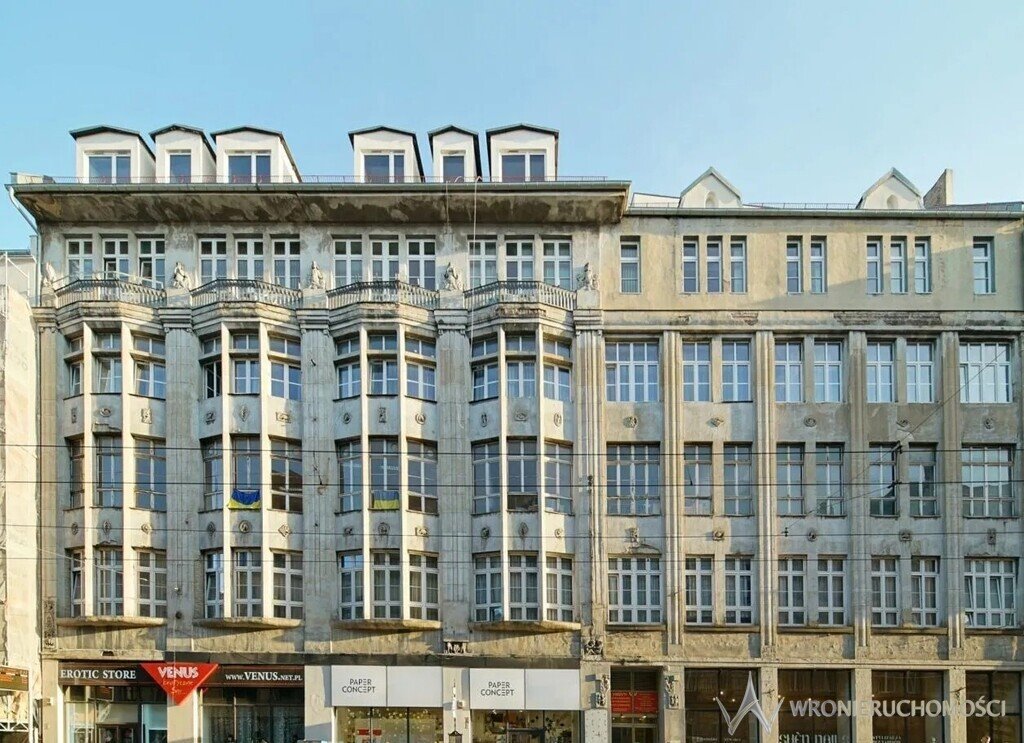 Przestronny lokal 334 m² z dużymi oknami i balkonami Wrocław, Kazimierza Wielkiego  333m2 Foto 1