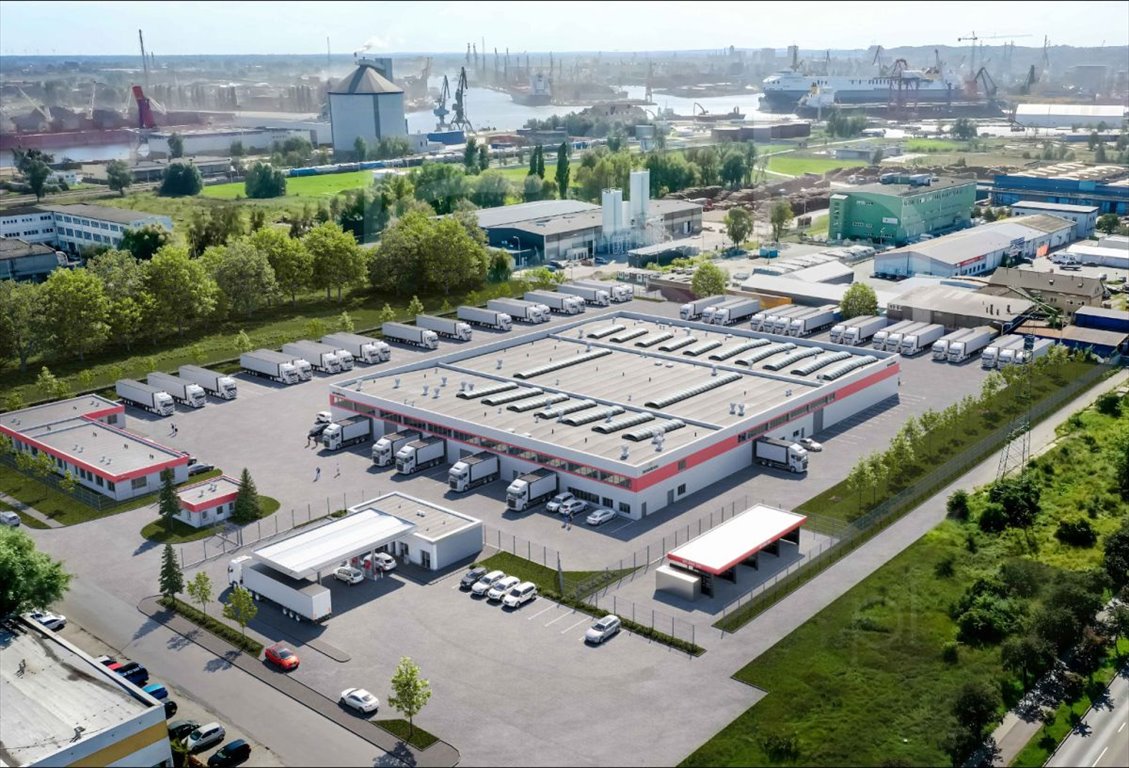 Plac na wynajem 200 m2 w Gdańsku Letnicy, zamknięty i strzeżony Gdańsk, Letnica  200m2 Foto 1