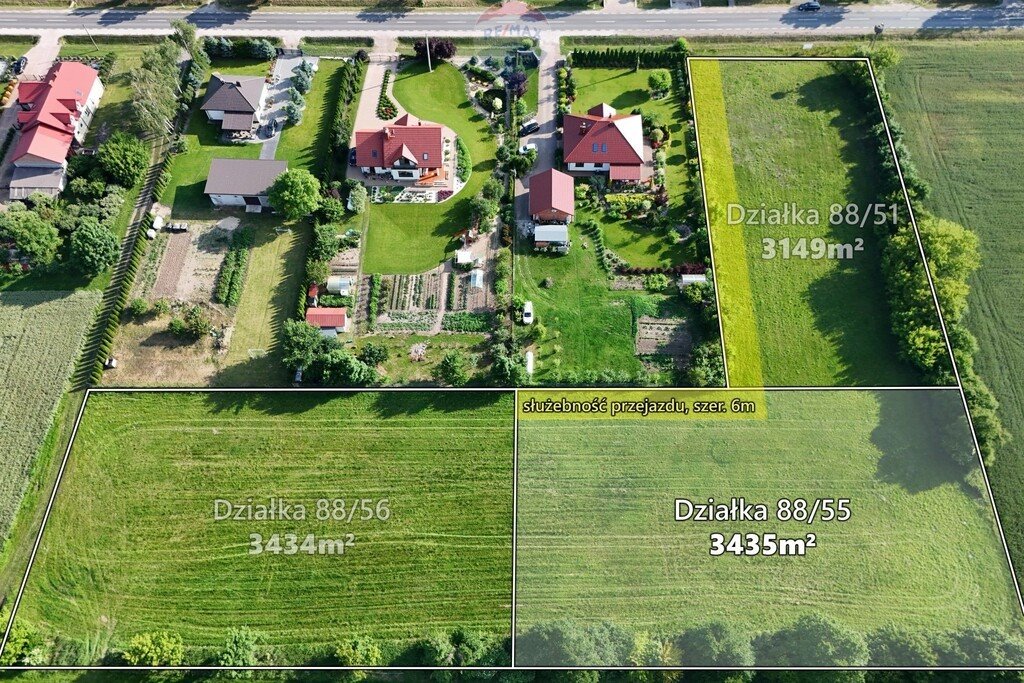 Działka 3435 m2 z widokiem na pola, w trakcie warunków zabudowy Łaziska  3 435m2 Foto 1