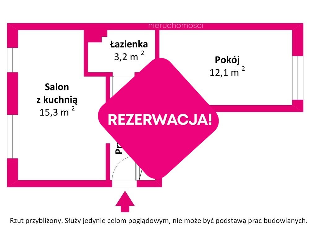 Mieszkanie dwupokojowe na sprzedaż Olsztyn  36m2 Foto 11