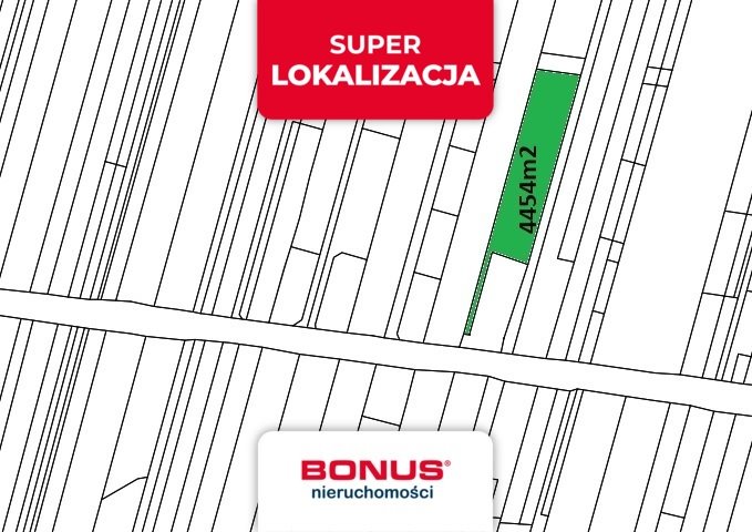 Działka 4454 m² pod zabudowę i usługi blisko Kampinosu Wiejca  4 454m2 Foto 1