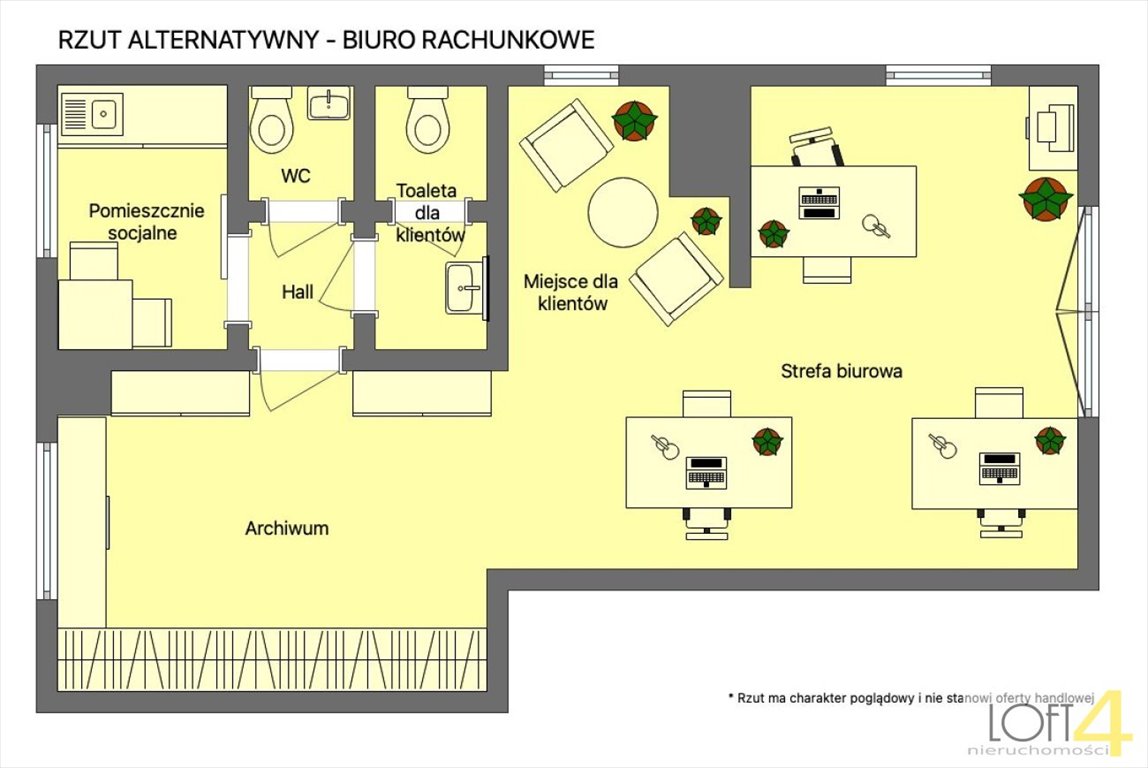 Lokal użytkowy na wynajem Nowy Sącz, Rokitniańczyków  50m2 Foto 14