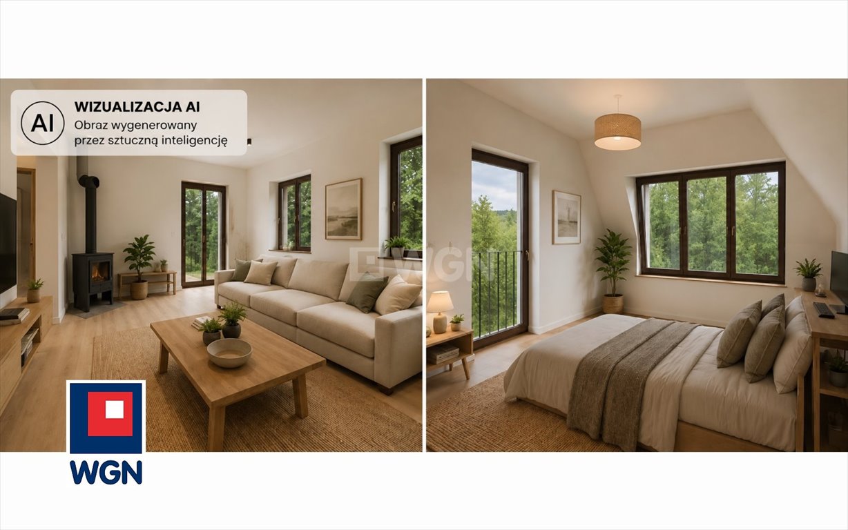 Do sprzedania nowoczesny dom 112 m² w sercu Gryżyńskiego Parku Grabin, Grabin  111m2 Foto 1
