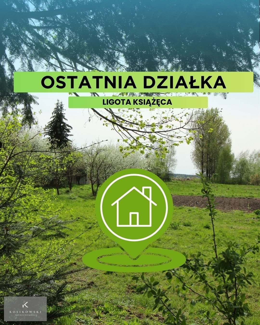 Działka inna na sprzedaż Namysłów, Ligota Książęca, 3655, Ligota Książęca  1 416m2 Foto 1