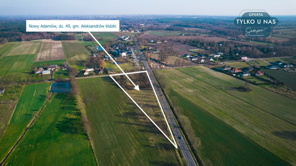 Działka budowlana na sprzedaż Nowy Adamów, Dobrej Wróżki  9 057m2 Foto 3