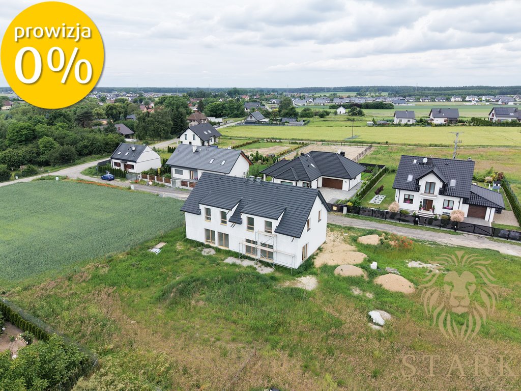 Nowoczesny bliźniak 129 m² z dużym ogrodem (422 m²) Grzędzice, Lazurowa  130m2 Foto 1