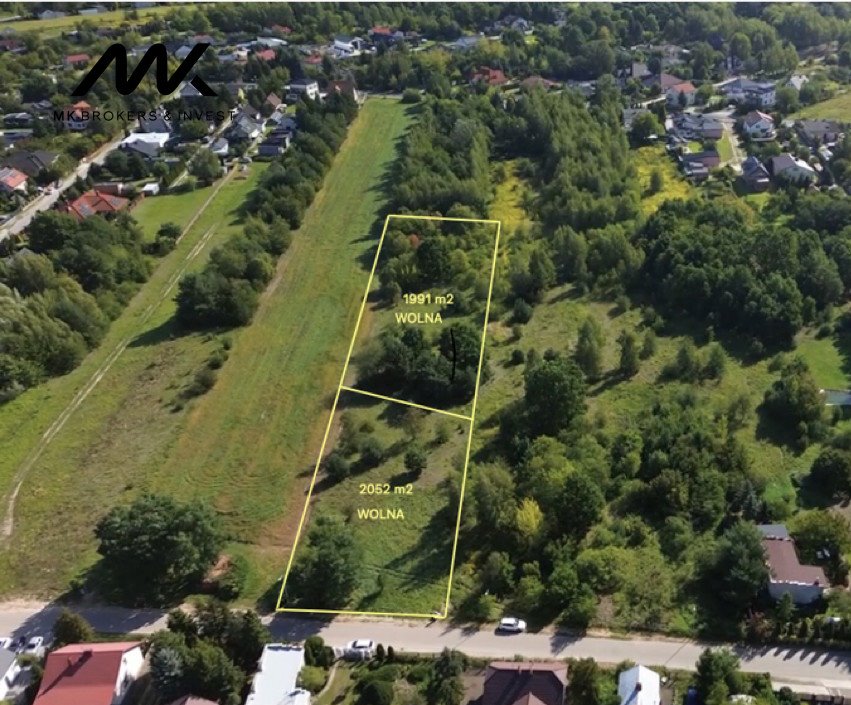 Sprzedam działki budowlane 1991 i 2052 m² w Sochaczewie Sochaczew, Chodaków, Działkowa  1 991m2 Foto 1