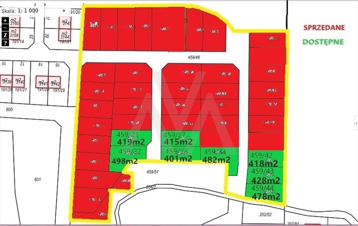 Działka budowlana na sprzedaż Banino, GRYFITÓW  418m2 Foto 5