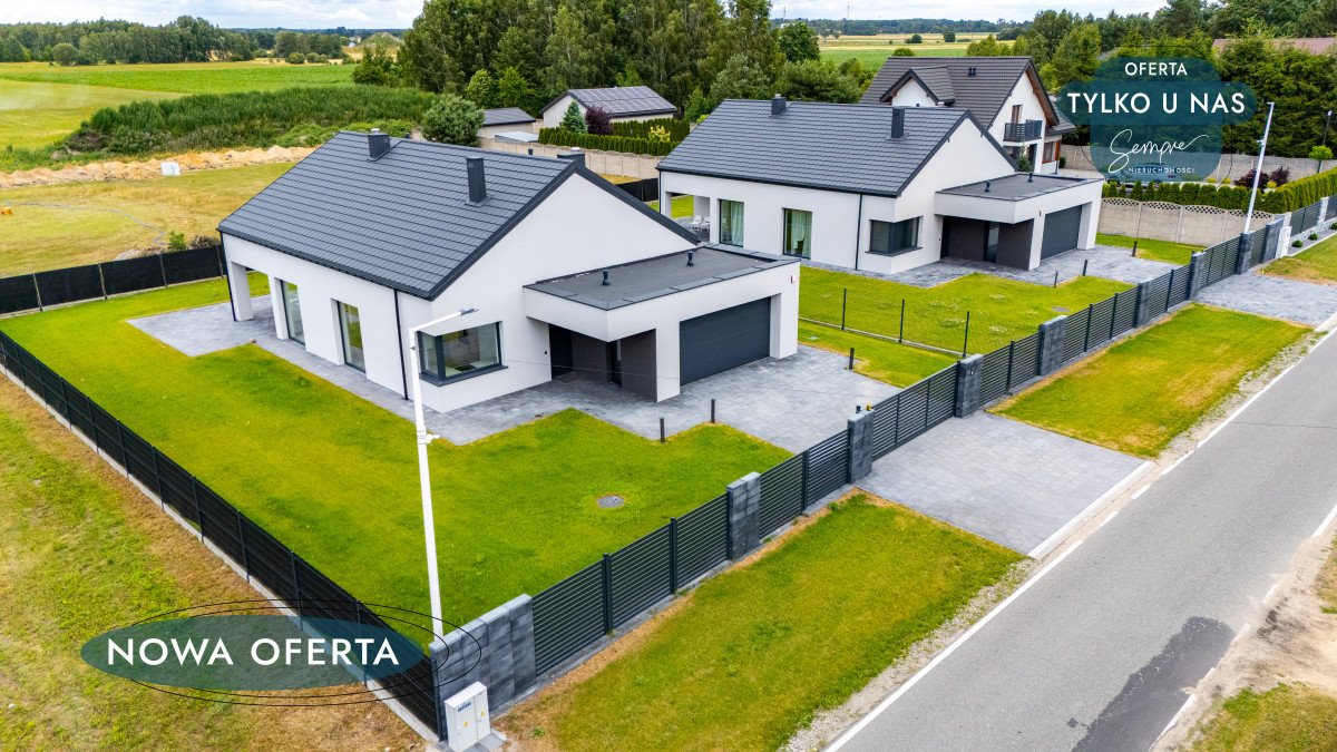 Do sprzedania nowoczesny dom 208 m² z pełnym wyposażeniem Pabianice, Majówka 14B  208m2 Foto 1