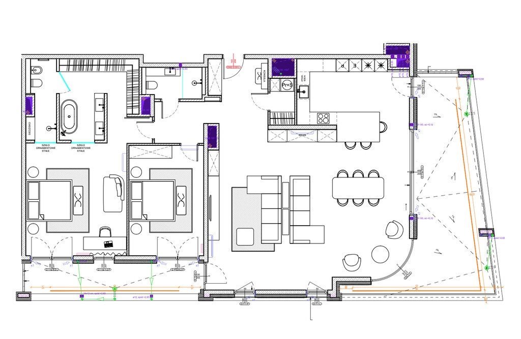 Mieszkanie trzypokojowe na wynajem Kraków, Zwierzyniec, Salwator, Jaskółcza  170m2 Foto 18