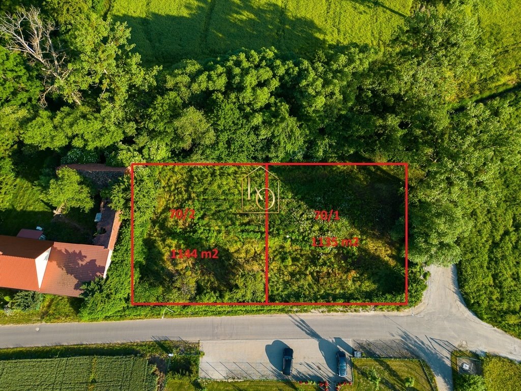 Działka budowlana na sprzedaż Kryniczno  1 144m2 Foto 1