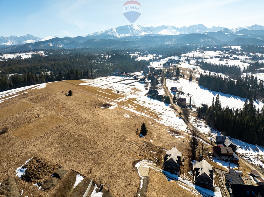 Widokowa działka w Zakopanem z prywatnością i pięknym panoramą Zakopane, Zoniówka  1 970m2 Foto 1