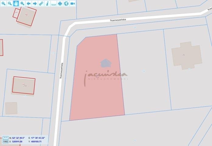 Działka 1195 m2 z dostępem do mediów i świetną komunikacją Gniezno, Arkuszewo, Trzemeszeńska  1 195m2 Foto 1