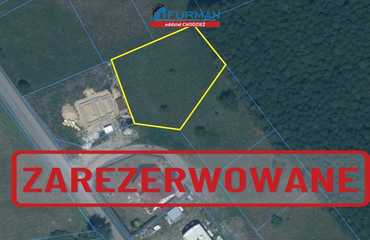 Urokliwa działka 1404 m² z projektem domu i mediami - polecam! Ujście, Ługi Ujskie  1 404m2 Foto 1