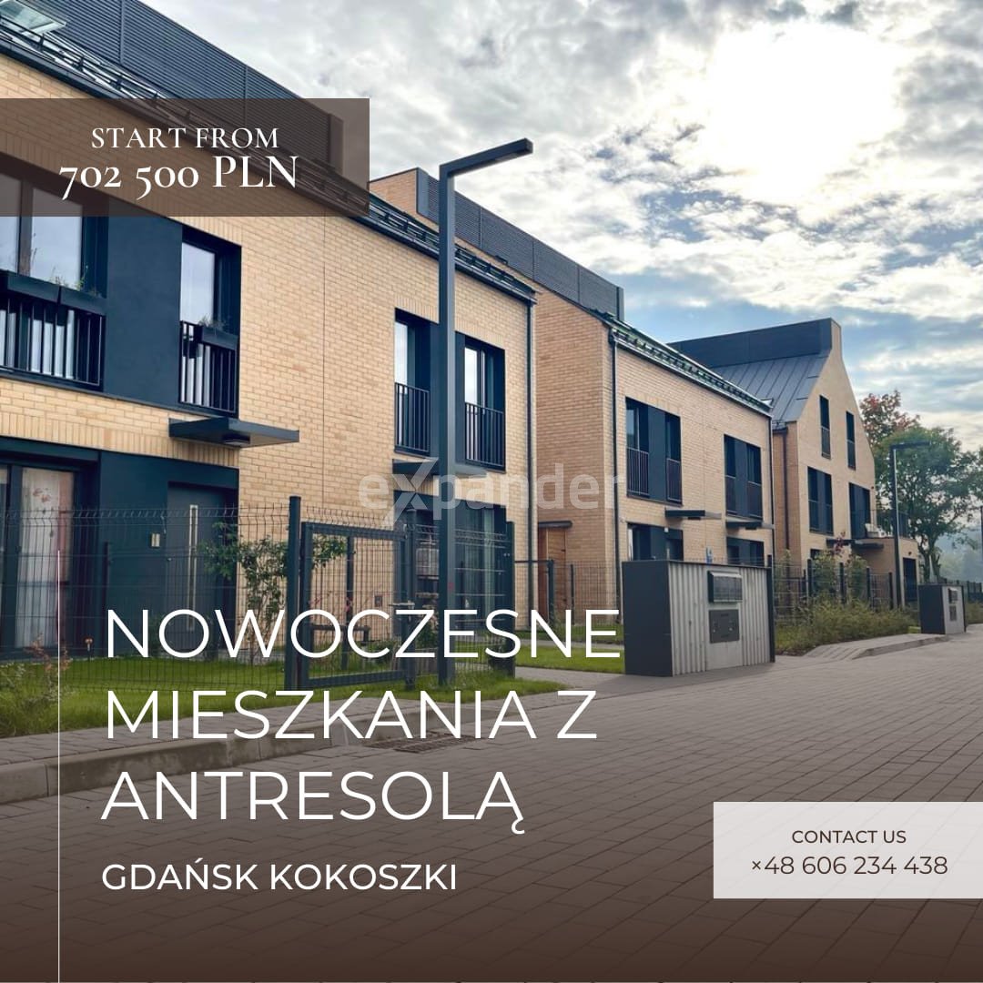 Mieszkanie trzypokojowe na sprzedaż Gdańsk, Kokoszki  89m2 Foto 1