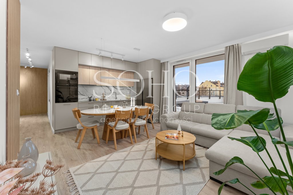 Nowoczesny apartament 3 pok. z dużym tarasem i miejscem garażowym Kraków, Bronowice, Bronowice  65m2 Foto 1