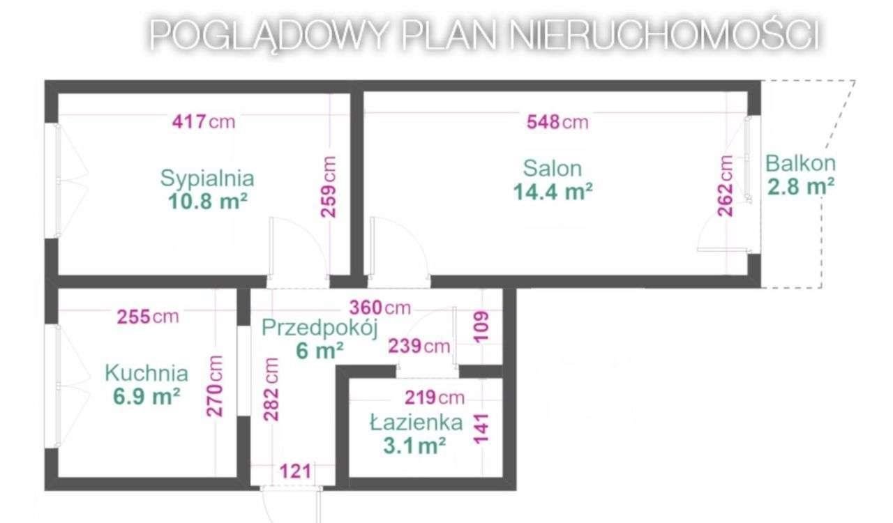 Mieszkanie dwupokojowe na sprzedaż Dąbrowa Górnicza, Centrum  43m2 Foto 6