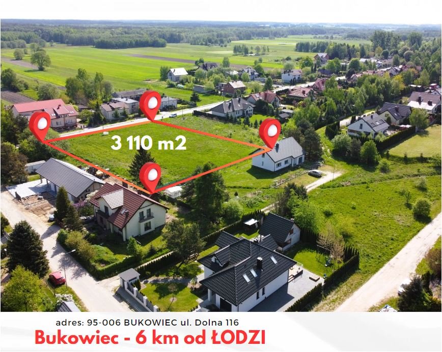 Działka budowlana na sprzedaż Bukowiec, Dolna 116  3 110m2 Foto 1