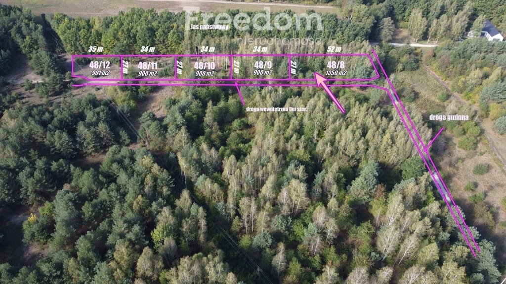 Działka budowlana na sprzedaż Wiktorów, Chabrowa  1 350m2 Foto 1