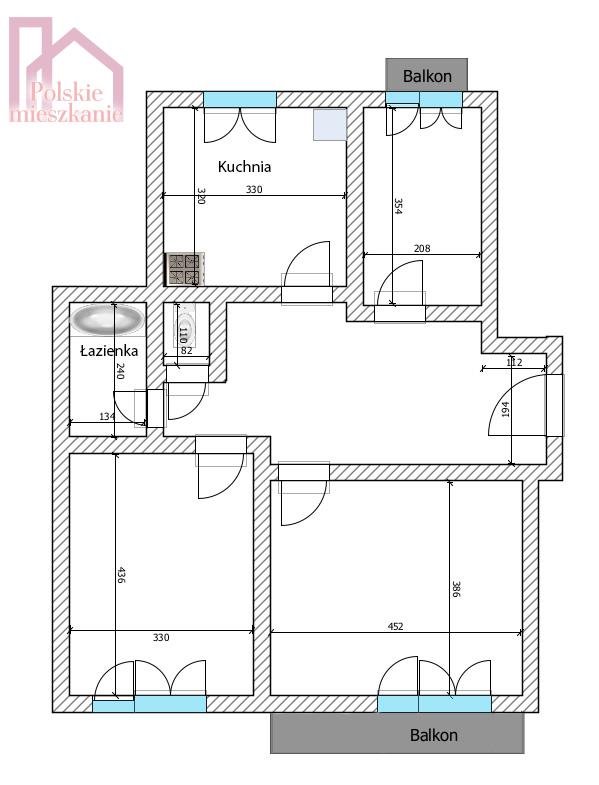 Mieszkanie trzypokojowe na sprzedaż Przemyśl, Zygmunta Krasińskiego  65m2 Foto 12