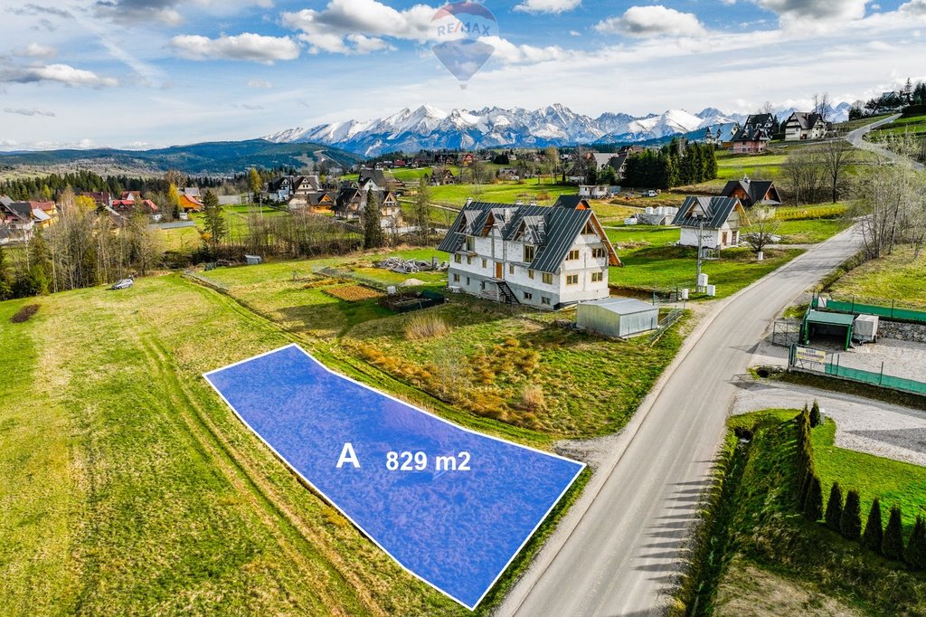 Działka budowlana na sprzedaż Bukowina Tatrzańska, Wierch Rusiński  829m2 Foto 2