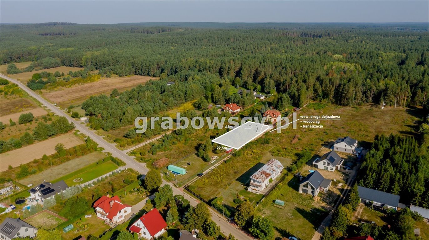 Działka budowlana 1411 m² z mediami i możliwością zabudowy Jurowce  1 411m2 Foto 1