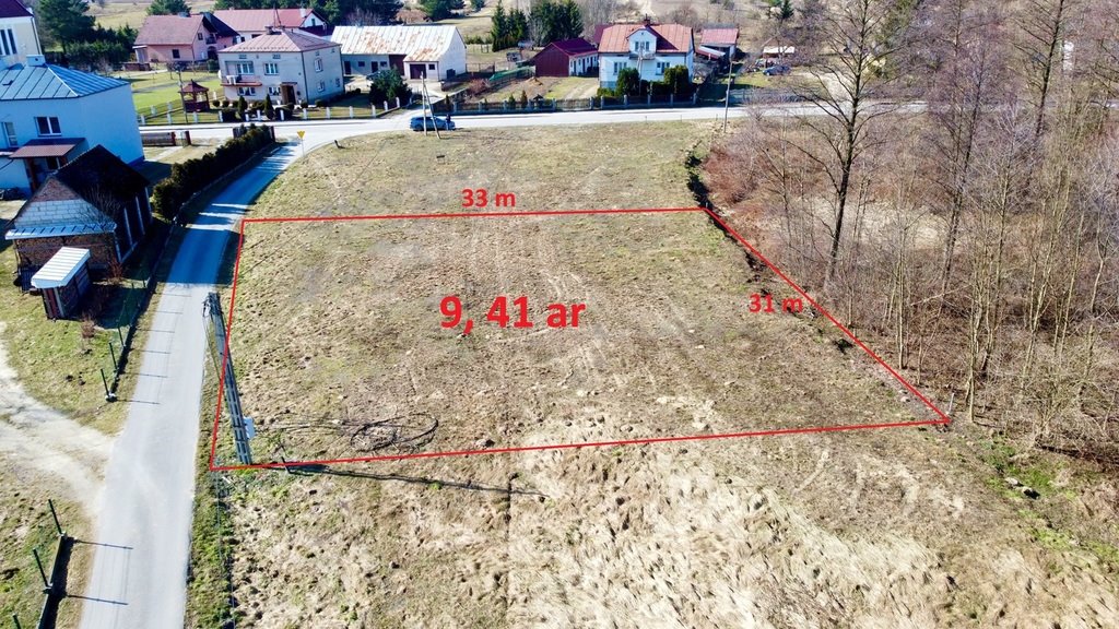 Działka budowlana z WZ pod dom jednorodzinny w Hucisku Hucisko  941m2 Foto 1