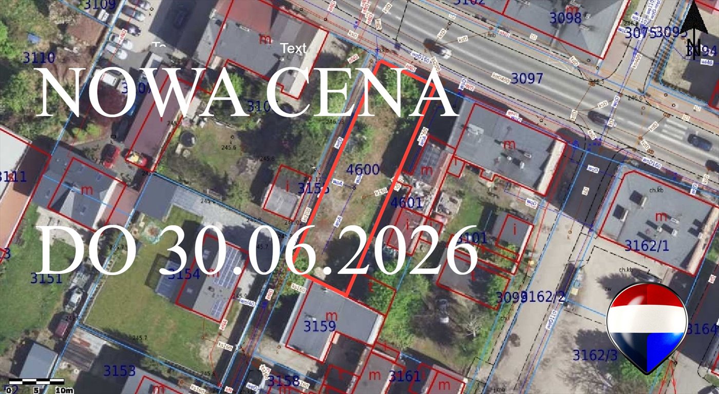 Działka z pozwoleniem na 4 mieszkania i lokal usługowy - polecam! Sosnowiec, Orląt Lwowskich  474m2 Foto 1
