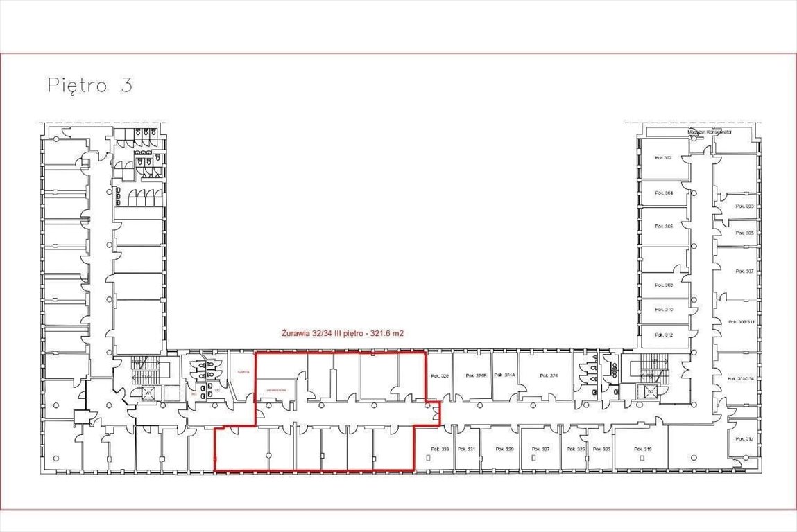 Lokal użytkowy na wynajem Warszawa, Śródmieście, Nowogrodzka 31  321m2 Foto 4